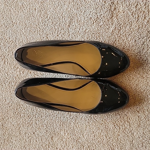 Wittner Black Patent Wedges Lightly Used Size 40 - Picture 2 of 4